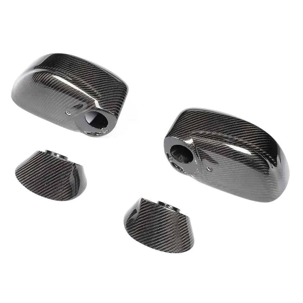 Carbon Fiber Car Rearview Mirror Cap Covers for Nissan GTR R35 2009 - 2015