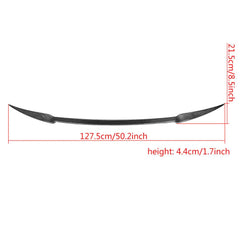 Carbon Fiber Rear Trunk Spoiler Wing for Maserati Quattroporte S Q4 Sedan 4-Door 13-15