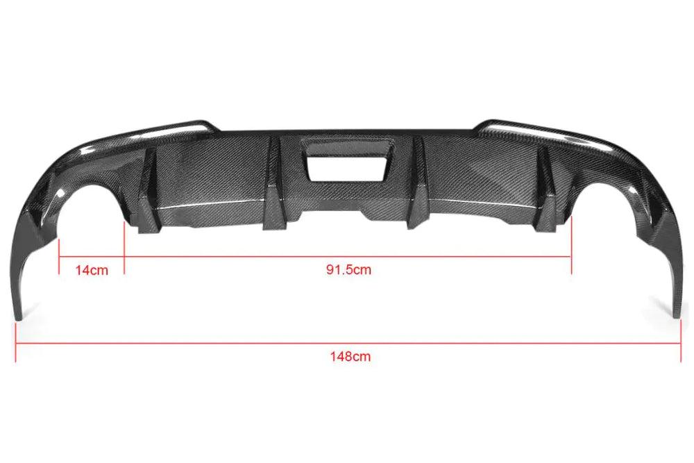 Carbon Fiber Rear Diffuser Lip for Infiniti G Series G37 X Sport Sedan 4-Door