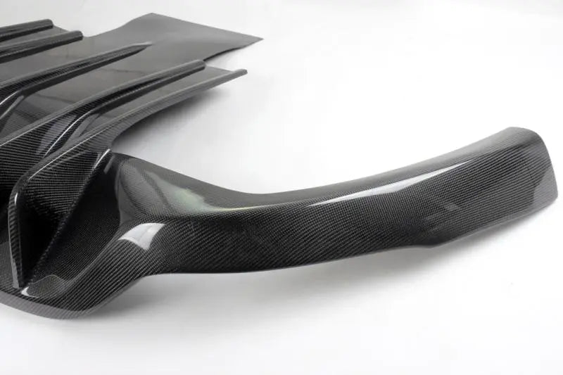 Carbon Fiber Rear Bumper Diffuser Lip Spoiler Bumper Guard for Maserati GranTurismo Convertible Coupe 2Door 2006 - 2014