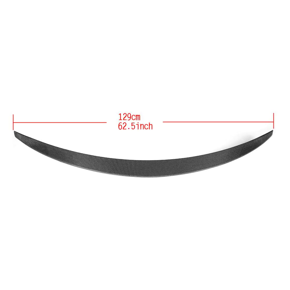 Carbon Fiber Rear Trunk Spoiler GT Wing for Maserati Quattroporte 4D 13-15