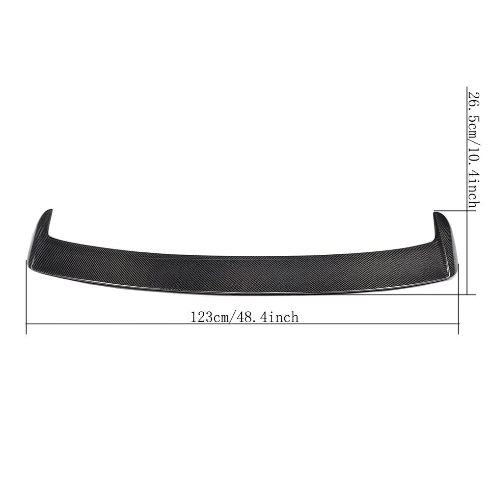 Carbon Fiber Racing Rear Roof Spoiler Wing Lip for VW Touran 2016 2017