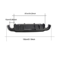 Unpainted Q50 PU Rear Spoiler for Infiniti Q50 13-17