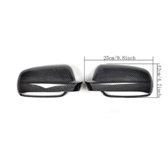 Carbon Fiber Replacement Side Rear View Mirror Covers Caps for VW Golf IV MK4 1997 - 2003
