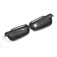 Carbon Fiber Replacement Side Rear View Mirror Covers Caps for VW Golf IV MK4 1997 - 2003