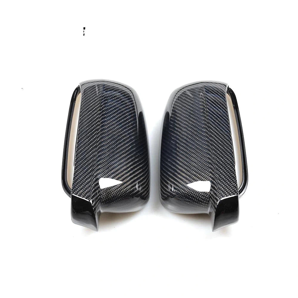 Carbon Fiber Replacement Side Rear View Mirror Covers Caps for VW Golf IV MK4 1997 - 2003