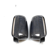Carbon Fiber Replacement Side Rear View Mirror Covers Caps for VW Golf IV MK4 1997 - 2003