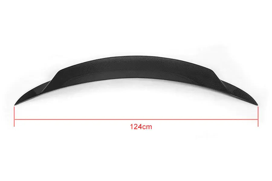 Carbon Fiber Rear Trunk Lip Spoiler Wing Boot Lip for Infiniti G37 2-Door Coupe Journey 2009 - 2013