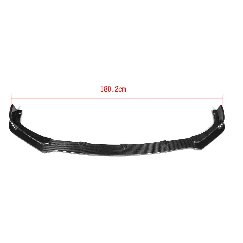 Carbon Fiber Front Bumper Lip Spoiler Splitters for Infiniti Q50 Standard Bumper Only 2013 - 2017