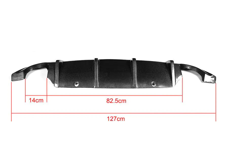 JC-XP725 Carbon Fiber Rear Bumper Diffuser Lip for Infiniti Q50 2014