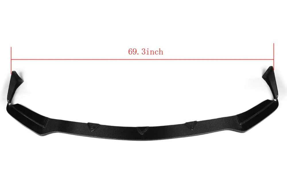 Luxury Carbon Fiber Car Front Bumper Lip For Infiniti Q50 Sport 2014