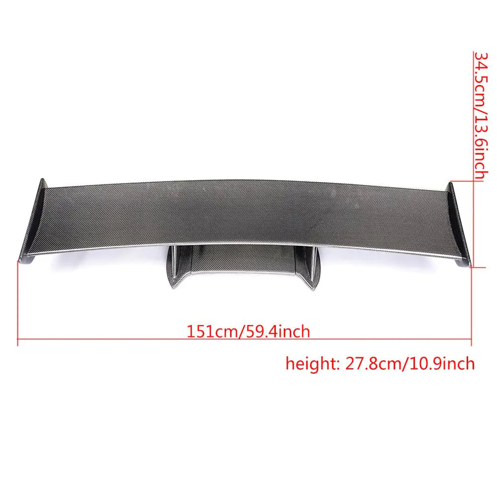 Carbon Fiber Rear Tail Trunk Spoiler Boot Lip Wing for Nissan GTR GT-R R35 2009 - 2015