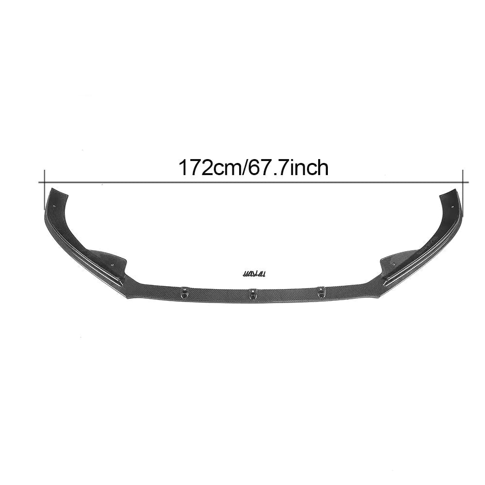 Carbon FiberRacing Front Bumper Lip Spoiler for Volkswagen VW Jetta GLI Sedan 4-Door 2013 - 2015