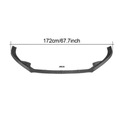 Carbon FiberRacing Front Bumper Lip Spoiler for Volkswagen VW Jetta GLI Sedan 4-Door 2013 - 2015