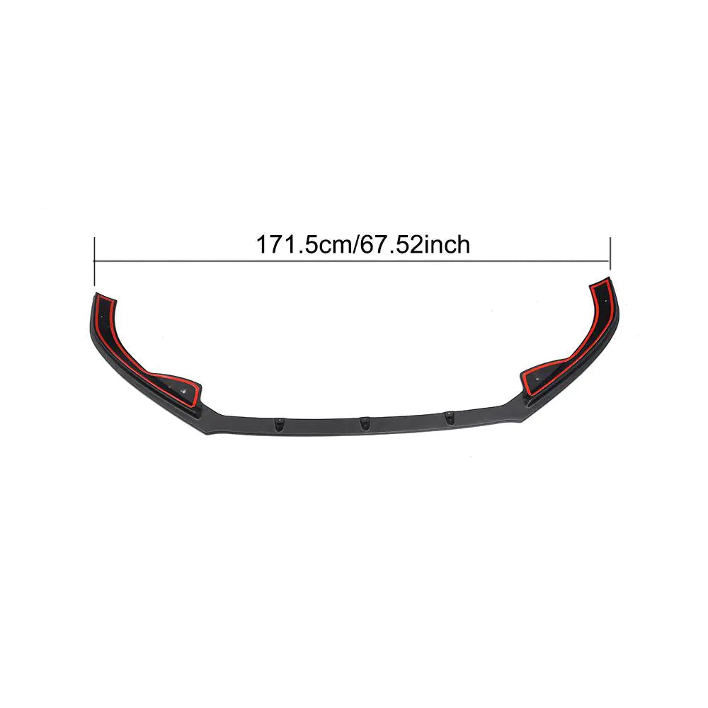 FRP Racing Front Bumper Lip Spoiler for Volkswagen VW Jetta GLI Sedan 4-Door 2013 - 2015