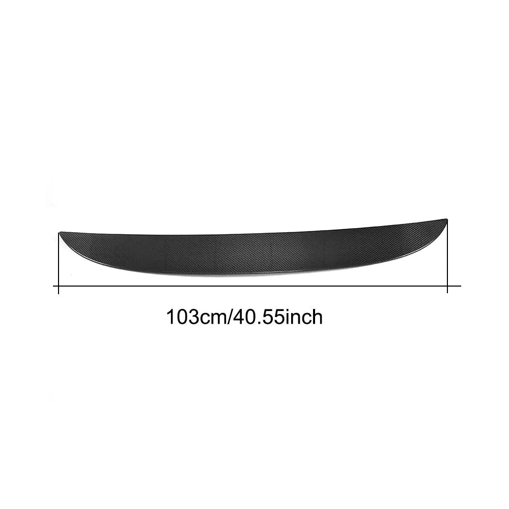 Carbon Fiber Rear Spoiler Window Wing for Bentley for Continental GT 2nd Gen Coupe 2 Door 2012 - 2017