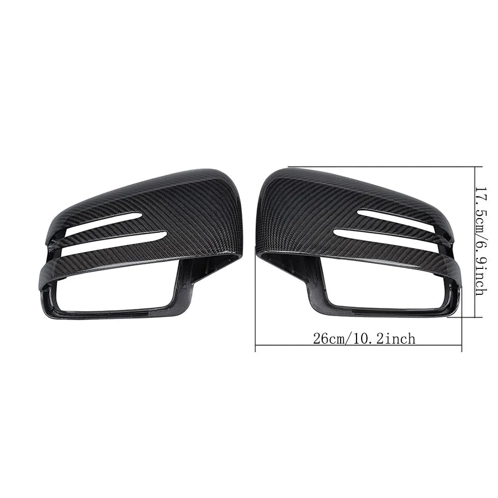 Auto Carbon Fiber Side View Mirror Cover for Mercedes W166 ML350 GL350