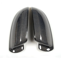 Carbon Fiber Replacement Side Rearview Mirror Covers Caps for Audi A8 D4 2013 - 2017