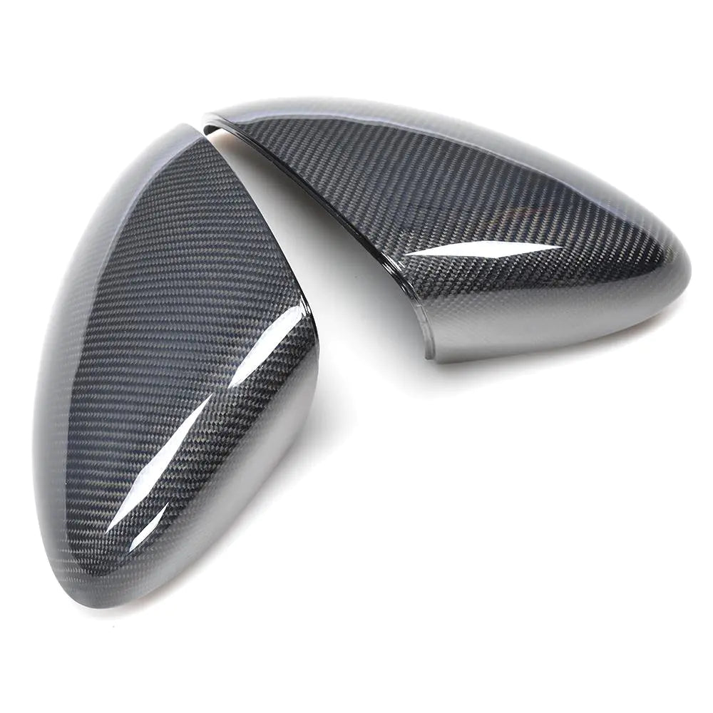 Carbon Fiber Replacement Side Rearview Mirror Covers Caps for Porsche Cayenne 958 2011 - 2014