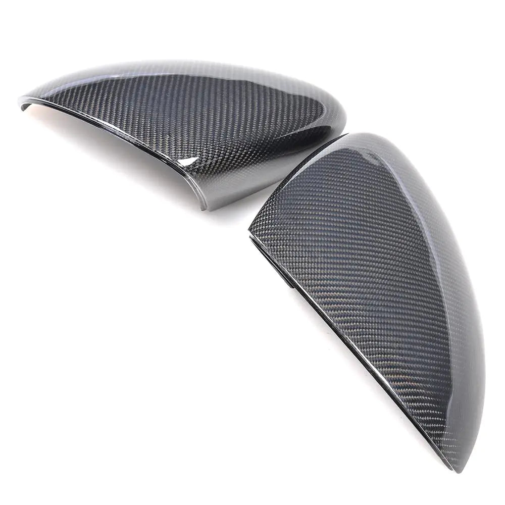 Carbon Fiber Replacement Side Rearview Mirror Covers Caps for Porsche Cayenne 958 2011 - 2014