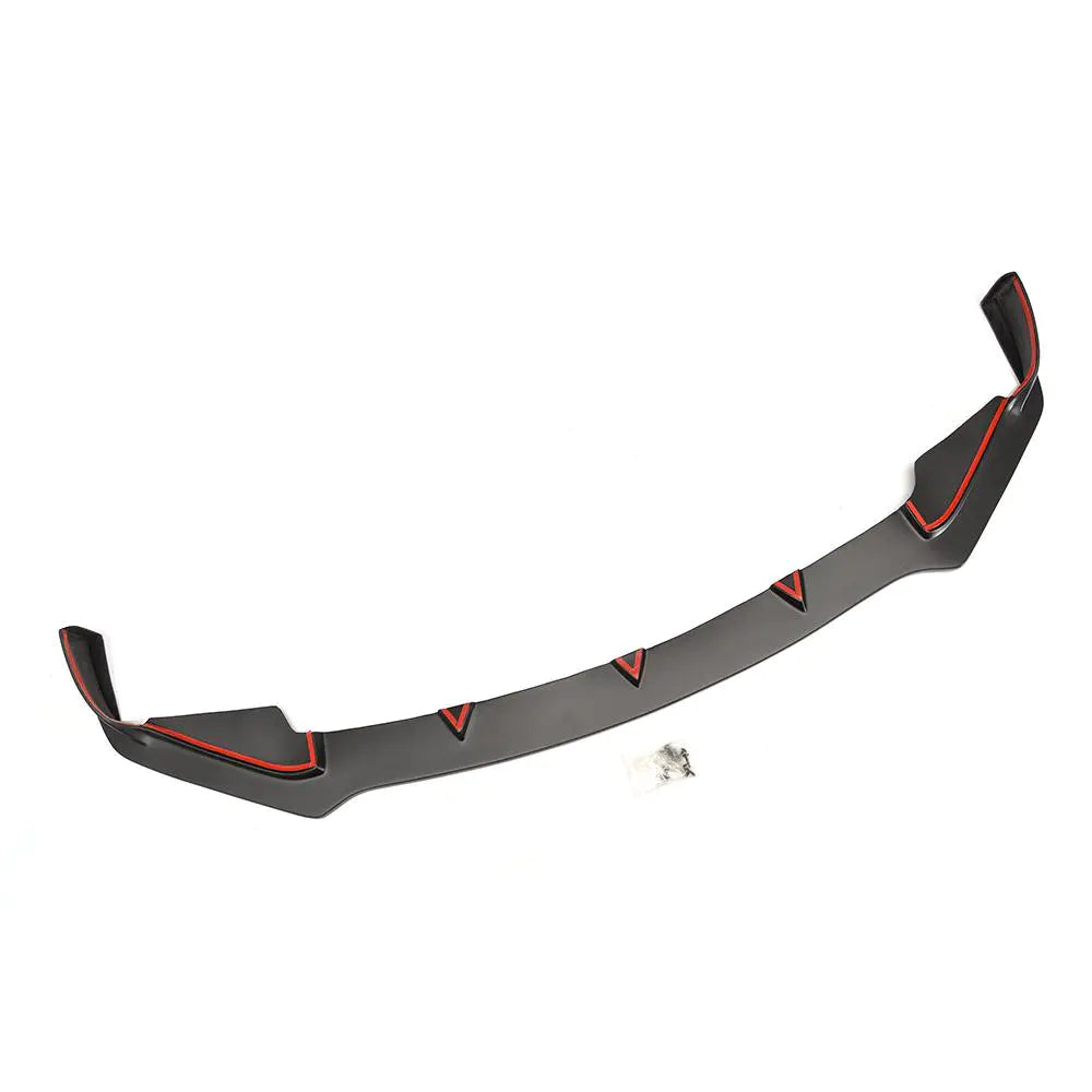 JC-20140829 PU Primer Front Bumper Lip Spoiler Splitters for Infiniti Q50 Sport Sedan 4-Door 2014 - 2017