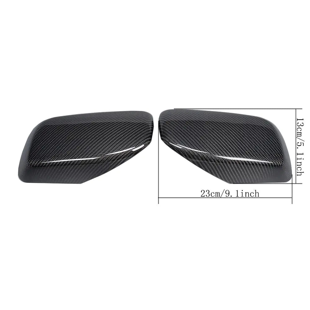 Replacement Styling Carbon Fiber Car Side Rearview Mirror Covers Caps for BMW 5 Series E60 2005 - 2008