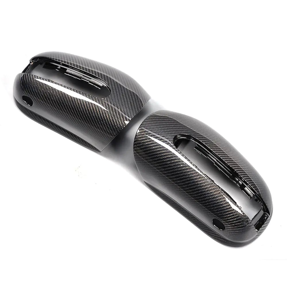 Carbon Fiber Side Rearview Mirror Cover Caps for Benz S-Class W220 S600 S500 S350 S320 S280 1998-2001