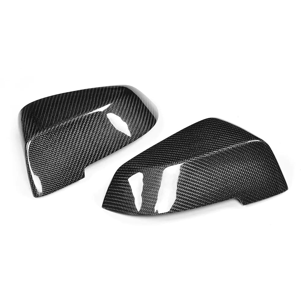 Replacement Carbon Fiber Racing Rear View Side Mirror Covers for BMW 5 6 7 Series F10 F06 F12 F01 F02 2014 - 2016
