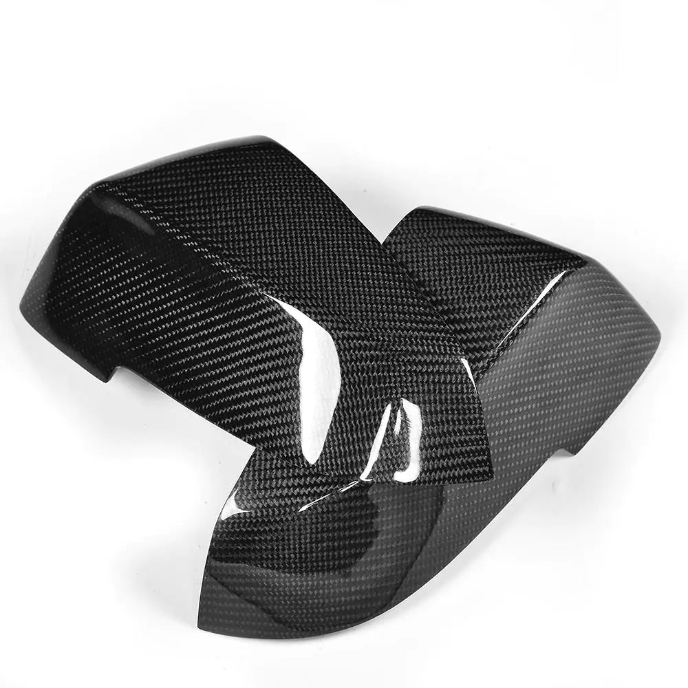 Replacement Carbon Fiber Racing Rear View Side Mirror Covers for BMW 5 6 7 Series F10 F06 F12 F01 F02 2014 - 2016
