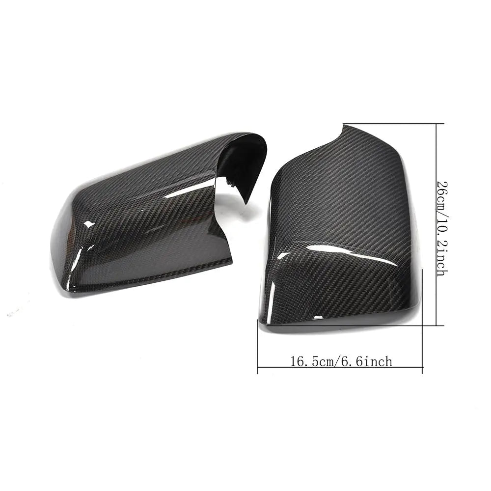 Carbon Fiber Replacement Styling Car Side Rearview Mirror Cover Trim for BMW E53 X5 2000 - 2006