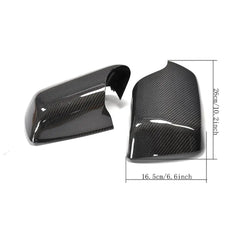 Carbon Fiber Replacement Styling Car Side Rearview Mirror Cover Trim for BMW E53 X5 2000 - 2006