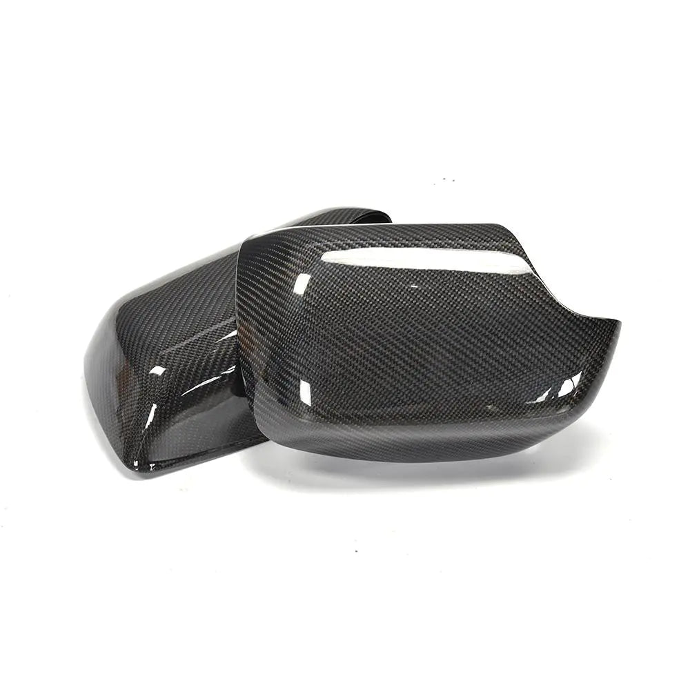 Carbon Fiber Replacement Styling Car Side Rearview Mirror Cover Trim for BMW E53 X5 2000 - 2006