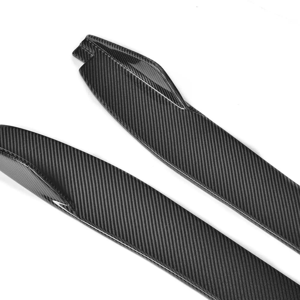 Carbon Fiber Auto Side Skirts Extension Lip Apron for Jaguar F Type Coupe Convertible 2 Door 2015 2016 2017
