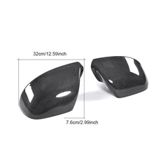 Carbon Fiber Direct Replacement Rearview Mirror Cover for Audi Q5 Q7 10-15