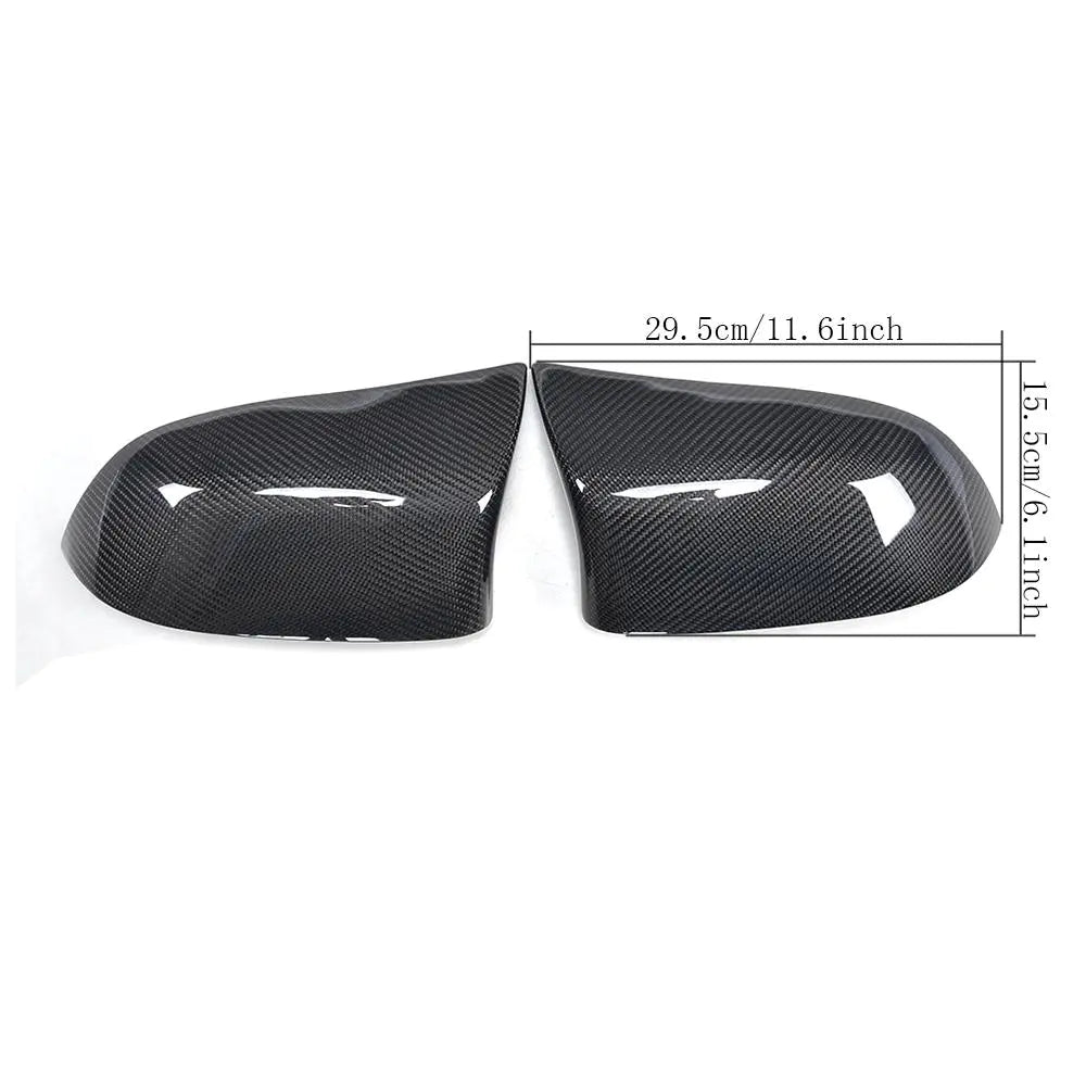 Carbon Fiber Replacement Side Mirror Cover Caps for BMW F15 X5 28i 30d 35i M50i xDrive F16 X6 2014 2015 2016 2017 2018