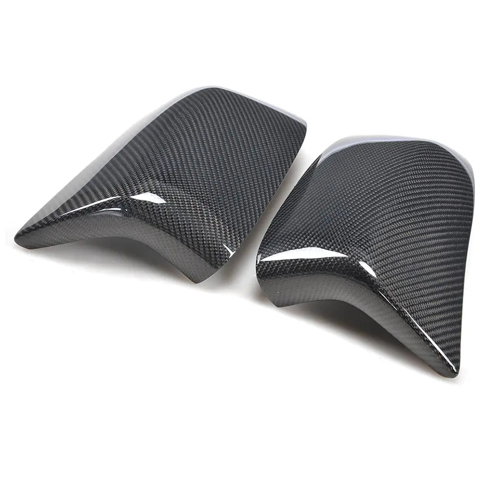 Carbon Fiber Replacement Side Mirror Cover Caps for BMW F15 X5 28i 30d 35i M50i xDrive F16 X6 2014 2015 2016 2017 2018