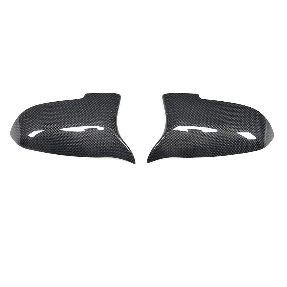 Replacement Carbon Side Door Rearview Mirror Covers Cap for BMW 5 Series F10 LCI 2013-2017