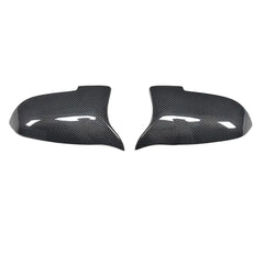 Replacement Carbon Side Door Rearview Mirror Covers Cap for BMW 5 Series F10 LCI 2013-2017
