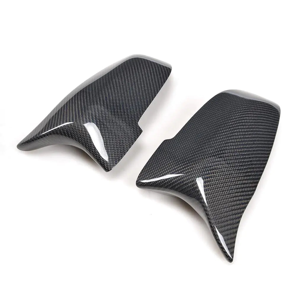 Replacement Carbon Side Door Rearview Mirror Covers Cap for BMW 5 Series F10 LCI 2013-2017