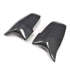 Replacement Carbon Side Door Rearview Mirror Covers Cap for BMW 5 Series F10 LCI 2013-2017