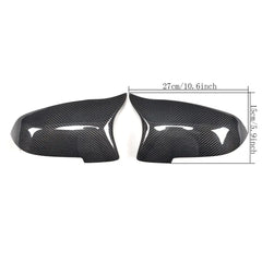 Replacement Carbon Side Door Rearview Mirror Covers Cap for BMW 5 Series F10 LCI 2013-2017