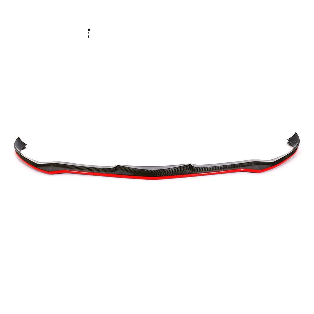 ML-XM236-RED Carbon Fiber Front Lip Spoiler for Alfa Romeo Giulia Sedan 4-Door 16-18