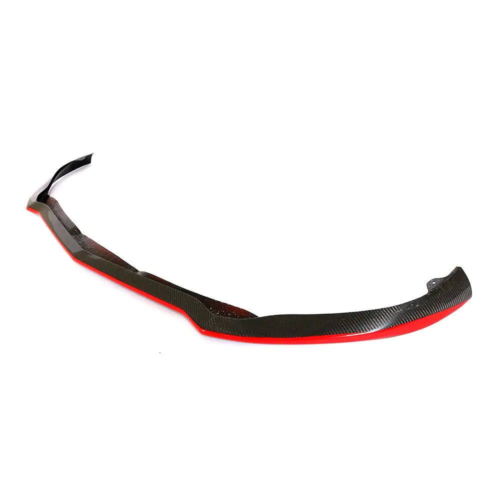 ML-XM236-RED Carbon Fiber Front Lip Spoiler for Alfa Romeo Giulia Sedan 4-Door 16-18