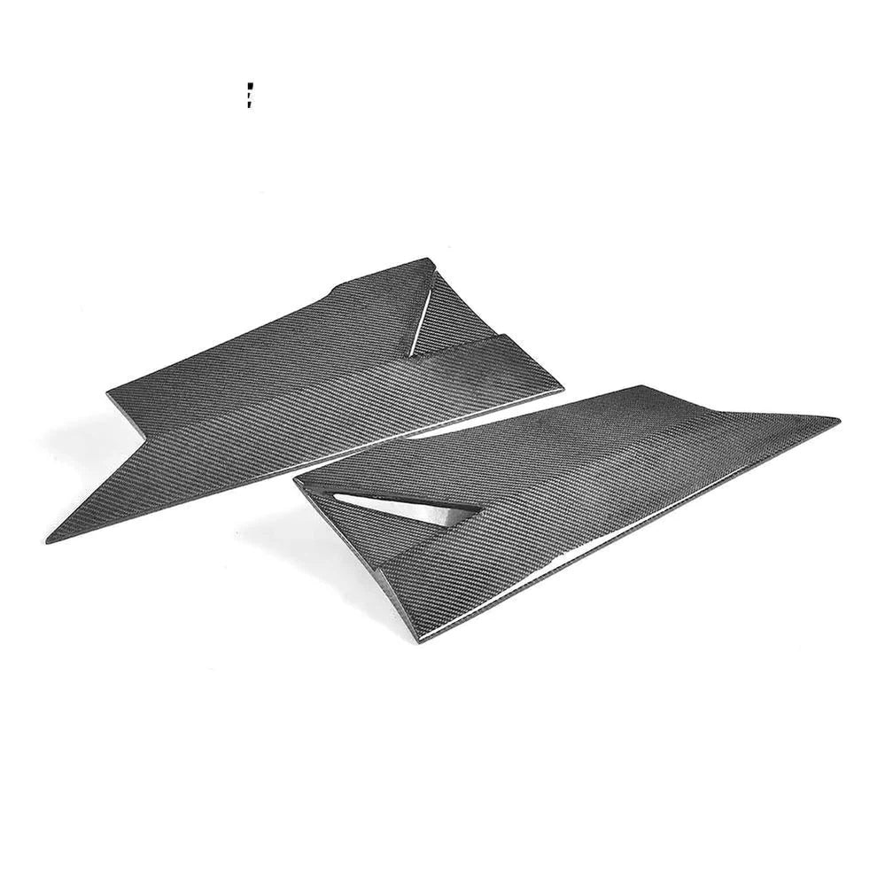 S550 S500 Carbon Side Skirts Vents Trim for Mercedes Benz S-Class C217 Sport Coupe 14-18