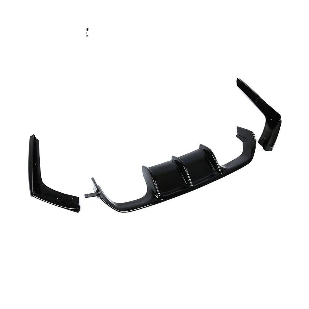 ML-XM028-ABS Gloss Black M4 M3 ABS Rear Diffuser for BMW F80 M3 F82 F83 M4 2014-2017