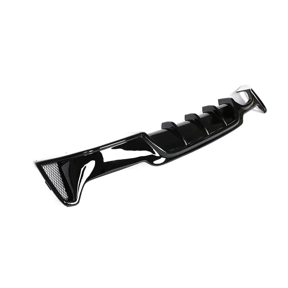 JC-XP825- 4 Rear Diffuser for BMW 4 Series F32 F33 F36 M Sport Edition ABS glossy Black 4-doors Back Lip 2012 +