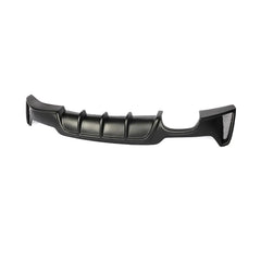 Black FRP F32 Rear Bumper Lip Dual Pipe for BMW F33 F36 435i 440i M Sport 13-18
