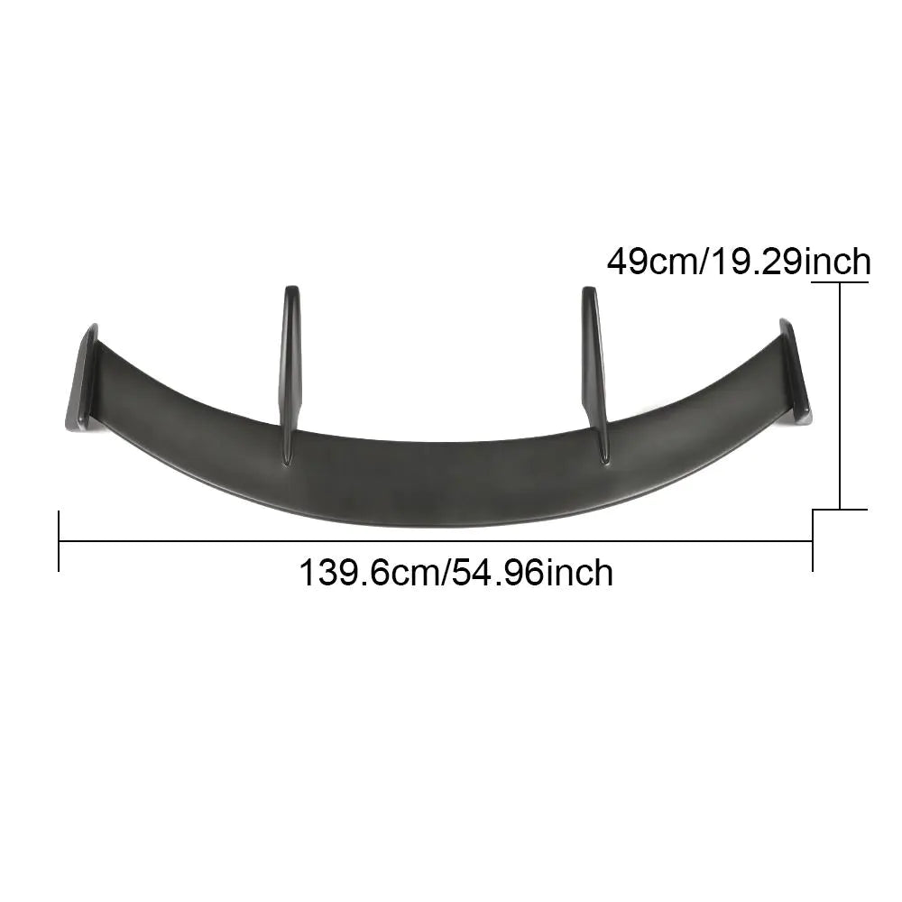 JC-ZYY401 Black FRP/Carbon Fiber Universal M3 Rear Wing Spoiler for Mazda 3 Axela Hatchback 2014-2019