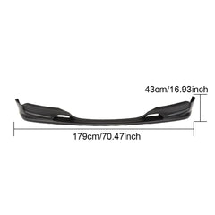 Matte Black PU F30 Front Bumper Lip Spoiler for BMW F31 325i 320i 328i 335i M Sport 12-18