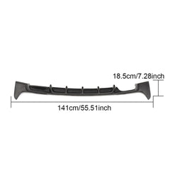 Matte Black PU F30 Rear Diffuser Lip for BMW F31 325i 320i 328i 335i M Sport 12-18